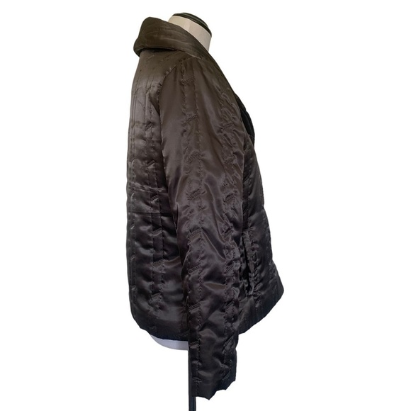 Chico quilted metallic green-bronze jacket - Picture 3 of 12